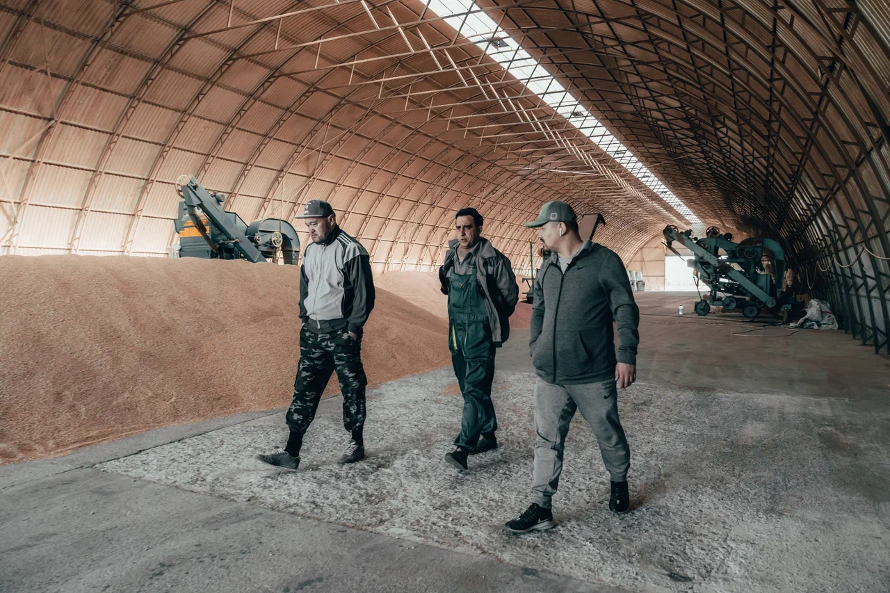 Поля агропредприятия АгроСервисБатыс